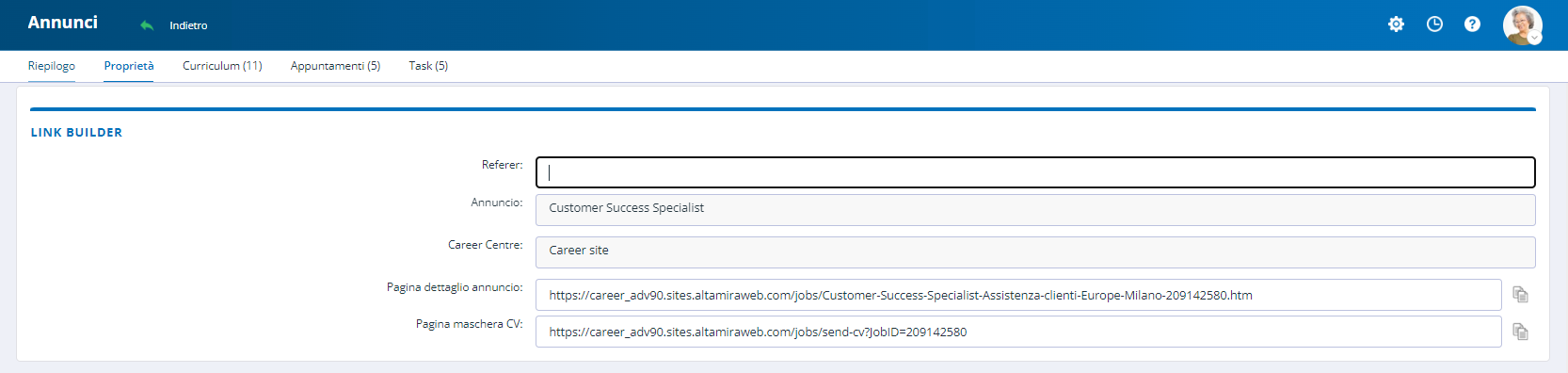 Link Builder Altamira Recruiting