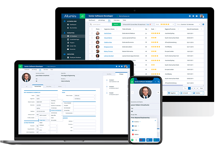 screenshot Altamira responsive