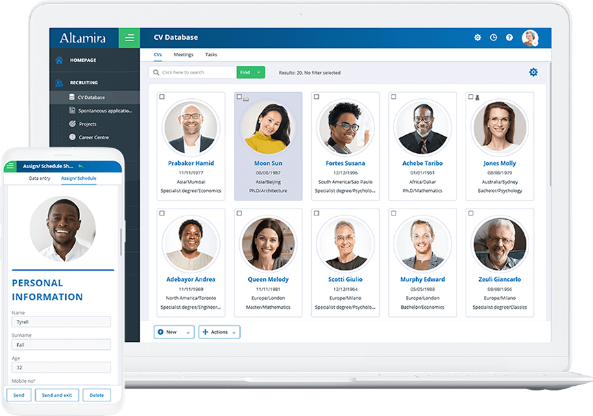database dei dipendenti