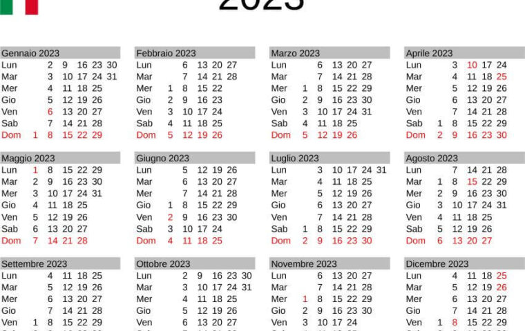 Calendario 2023