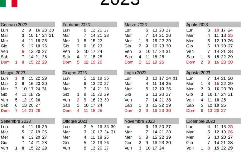Calendario 2023