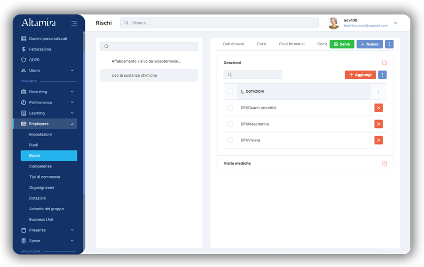 Setup Rischi Altamira